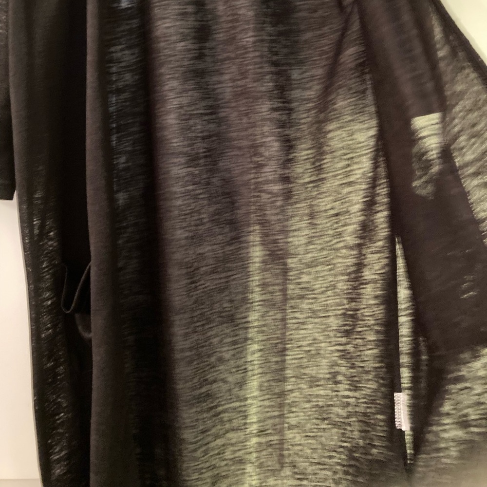 Black long cardigan